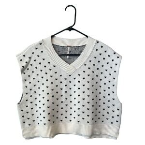 Free People Easy Street v-neck sweater vest size medium